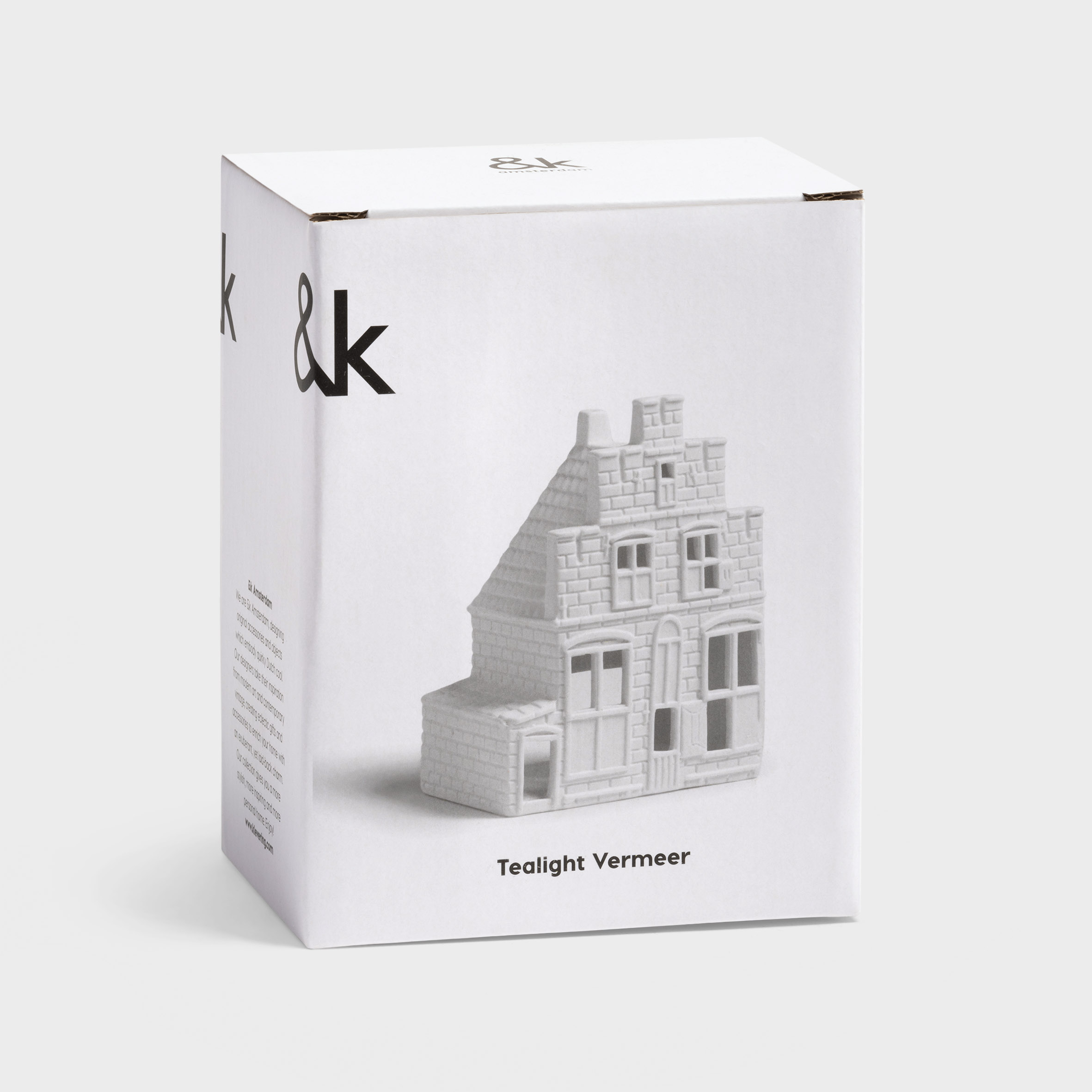 Tealight canal house Vermeer large Candle holders &k Amsterdam